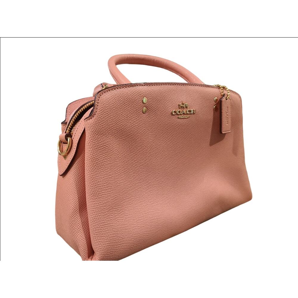 NWOT Coach Mini Lillie Carryall Petal Pink Gold Tone Hardware Crossbody Satchel - Picture 2 of 8